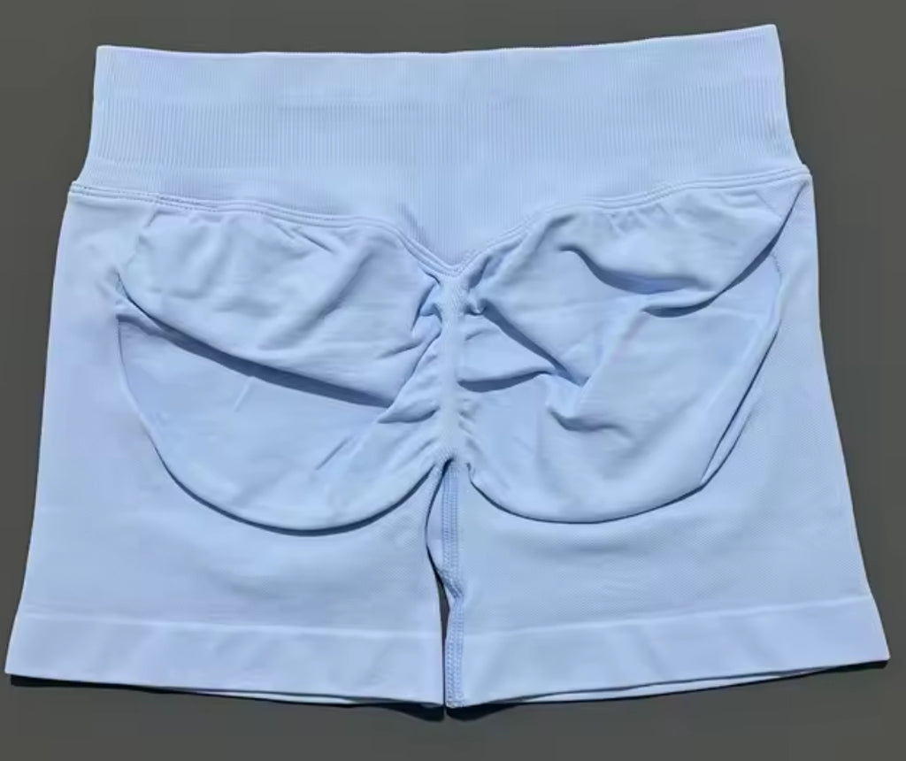 Women Fitness Workout Shorts Yoga High Waist Lift Butt Shorts