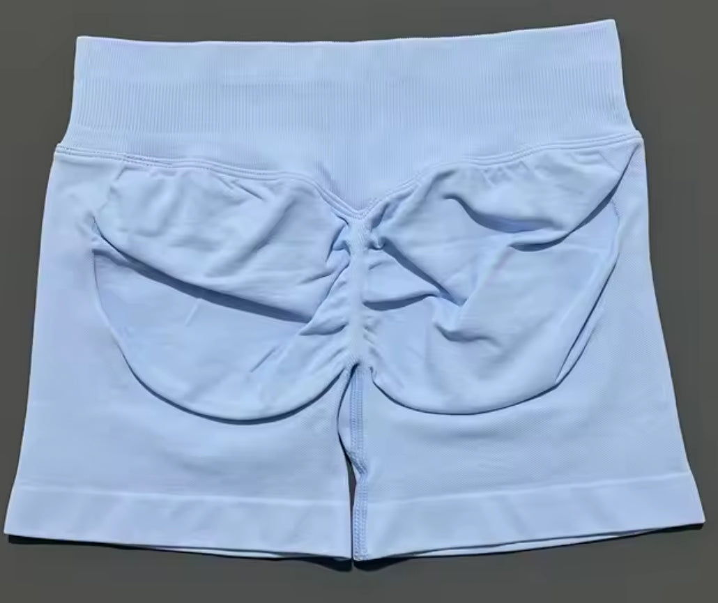Women Fitness Workout Shorts Yoga High Waist Lift Butt Shorts